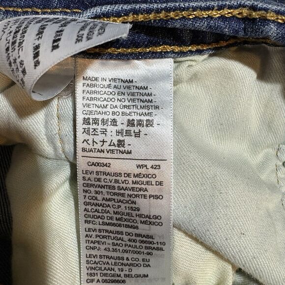 Levi’s 527 Jeans 34x30 Bootcut Blue Denim Mid Rise Men’s Y2K Grunge Westerncore - Picture 4 of 9